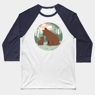 Brown bears in summer Baseball T-Shirt